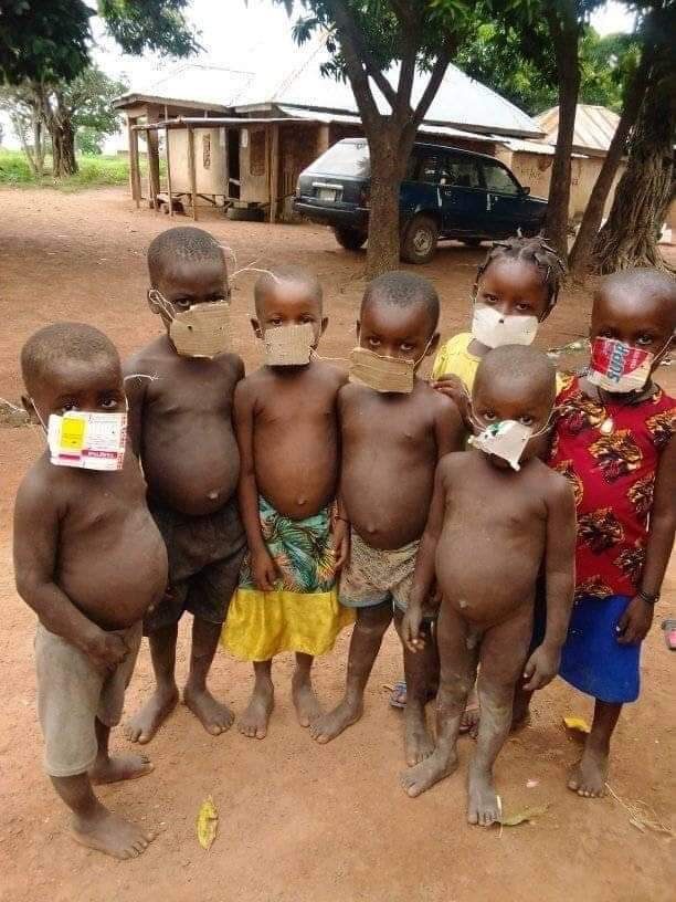 African covidiot children