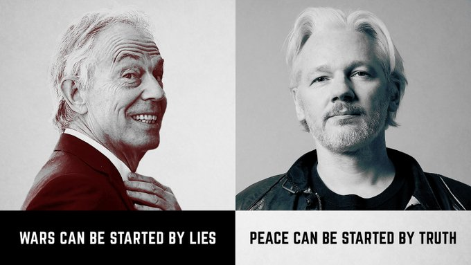 Assange Blair