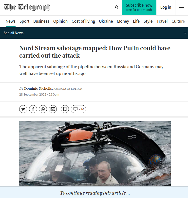 Putin Nordstream