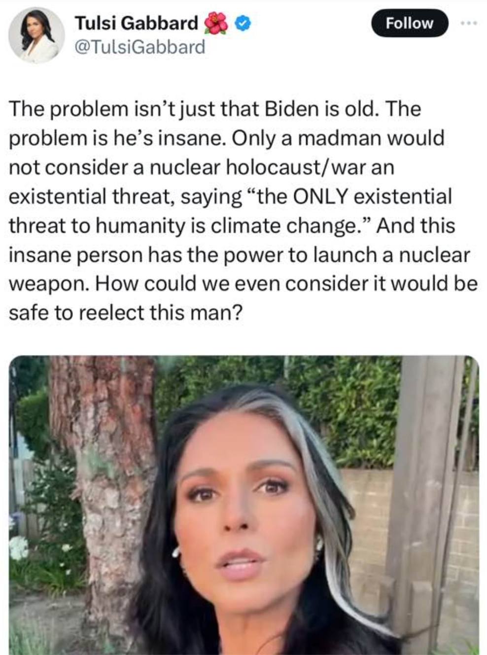 Tulsi Gabbard on Joe Biden