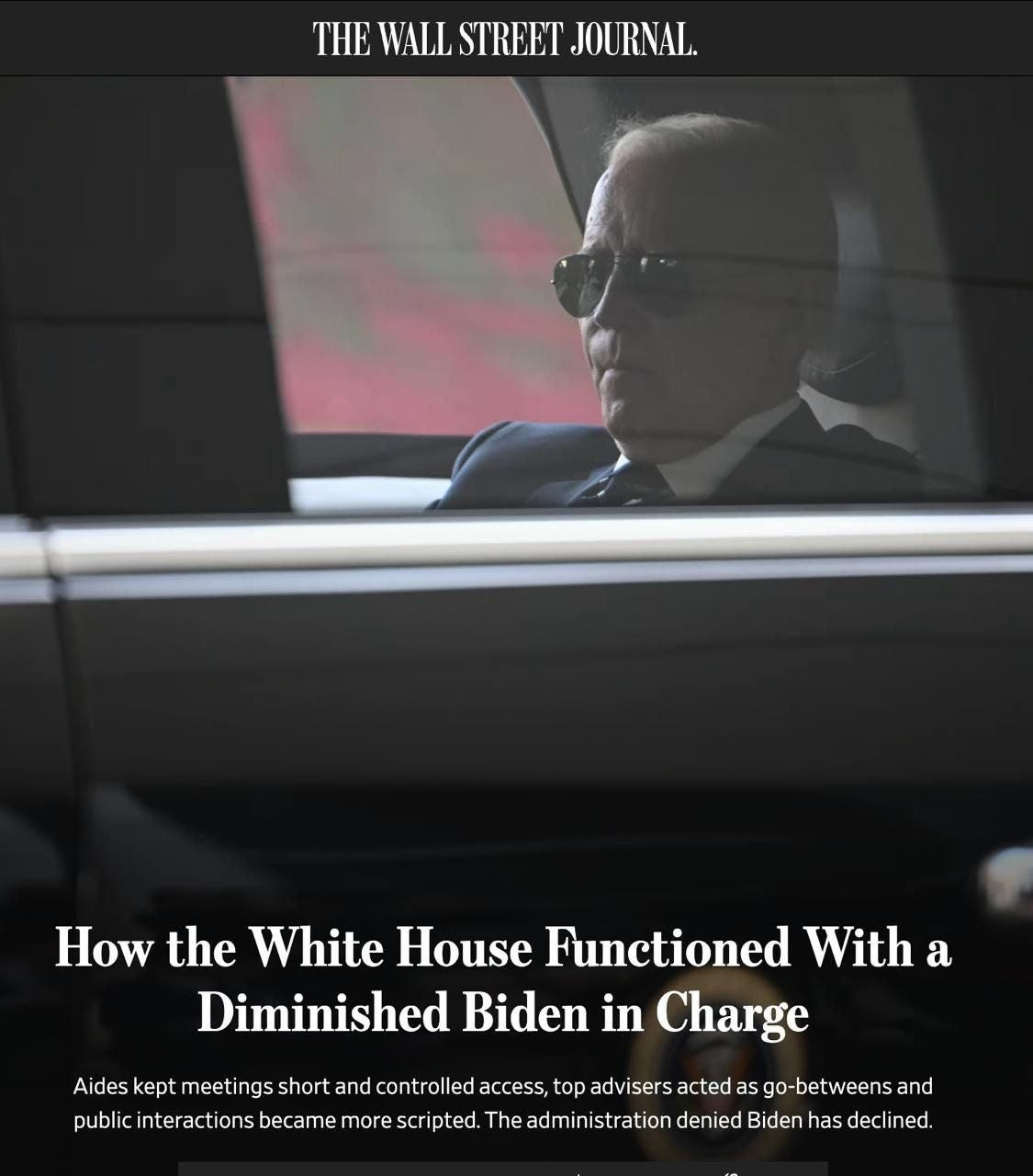 Diminished Biden